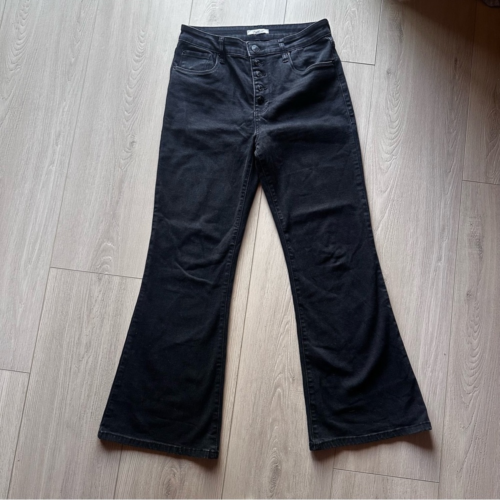 STS Blue size 29 Black Stretchy Flared Women's Jeans